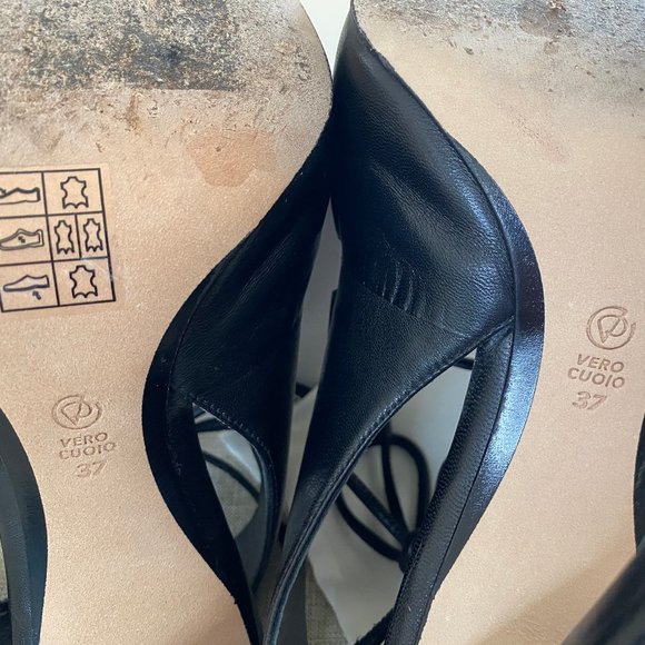 3.1 PHILLIP LIM MARTINI LACE-UP HEELS (SZ 7) (EUC) - Picture 8 of 10